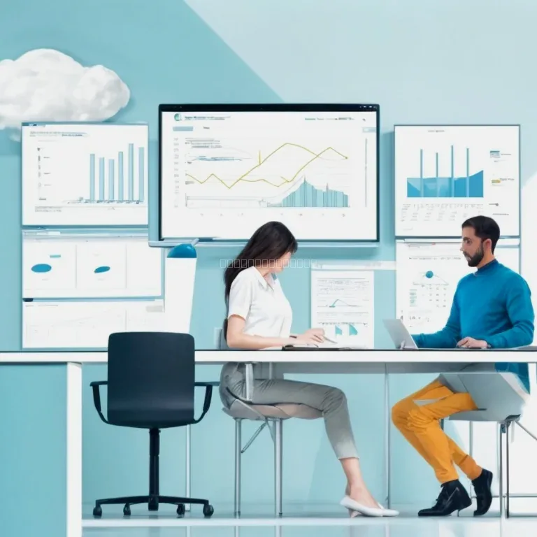 Team von Softwareingenieuren arbeitet an Business-Applikation in modernem Büro